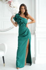  Long dress model 202381 Bicotone 