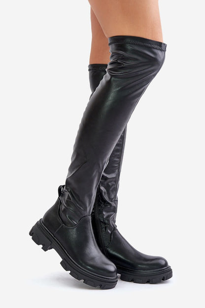 Thigh-Hight Boots Step in style