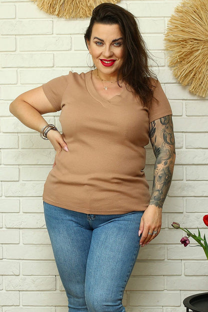 Plus size blouse Karko