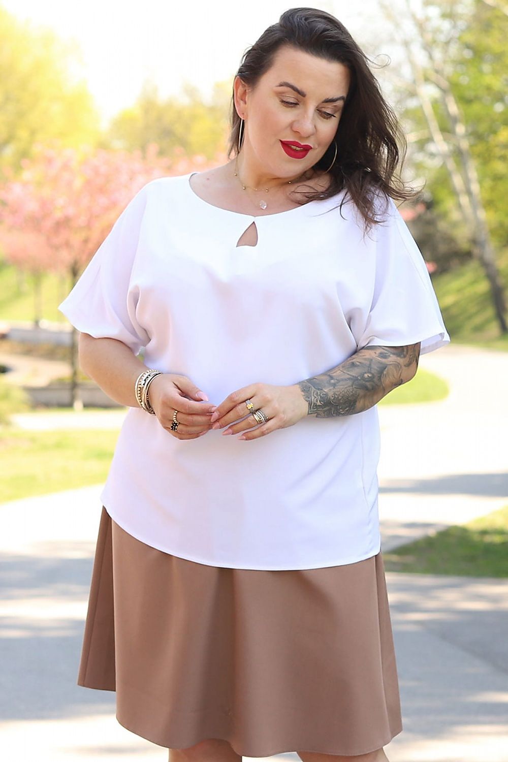 Plus size blouse Karko